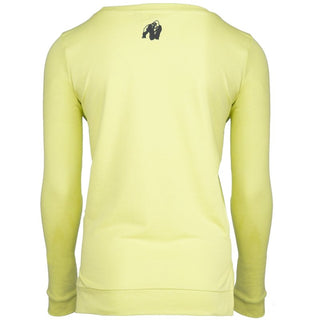 Gorilla Wear Riviera Sweatshirt - Light Yellow - Urban Gym Wear