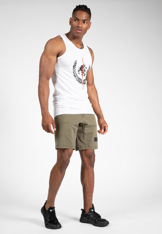 Gorilla Wear Rock Hill Tank Top - White - Urban Gym Wear