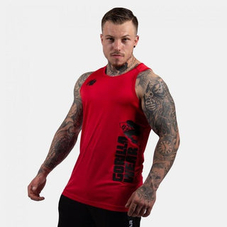 Gorilla Wear Rockford Tank Top - Red - Urban Gym Wear