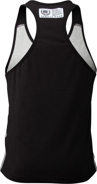 Gorilla Wear Roswell Tank Top - Grey-Black - Urban Gym Wear