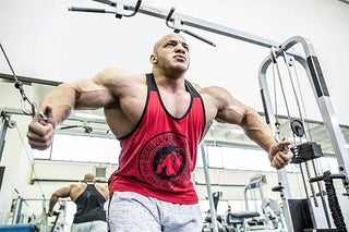 Gorilla Wear Roswell Tank Top - Red-Black - Urban Gym Wear