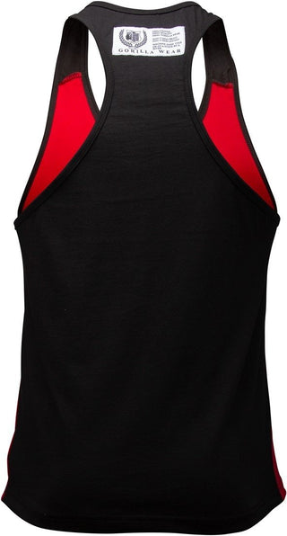 Gorilla Wear Roswell Tank Top - Red-Black - Urban Gym Wear