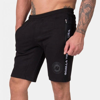 Gorilla Wear Saint Thomas Sweatshorts - Black - Urban Gym Wear