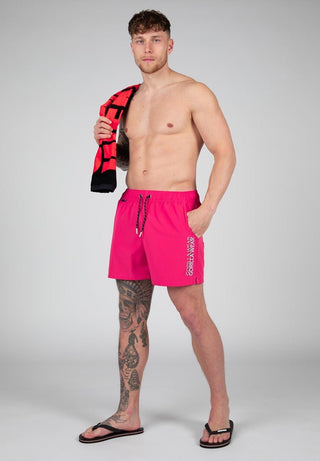 Gorilla Wear Sarasota Swim Shorts - Pink - Urban Gym Wear