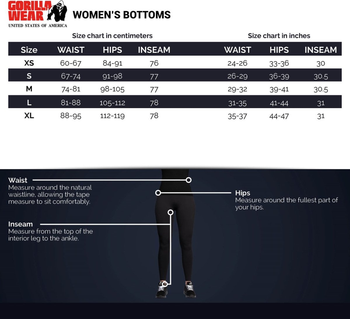 Gorilla Wear Selah Seamless Leggings - Black - Urban Gym Wear