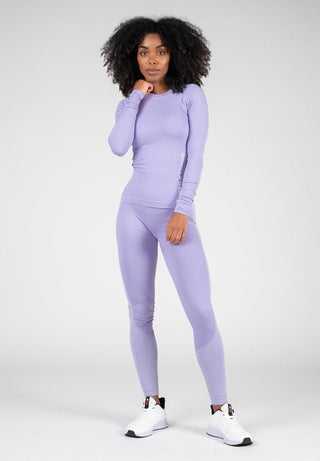 Gorilla Wear Selah Seamless Leggings - Lilac - Urban Gym Wear