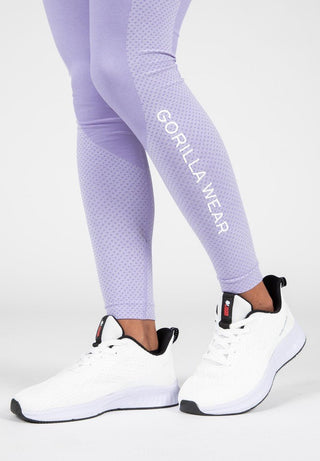 Gorilla Wear Selah Seamless Leggings - Lilac - Urban Gym Wear