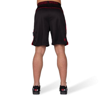 Gorilla Wear Shelby Shorts - Black-Red - Urban Gym Wear