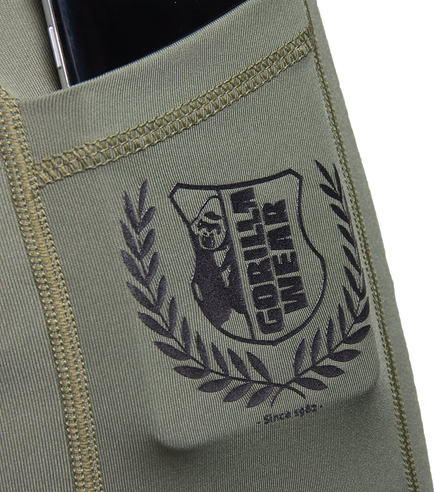 Gorilla Wear Smart Shorts - Army Green - Urban Gym Wear