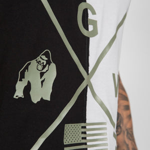 Gorilla Wear Sterling Stringer Tank Top - Black-Grey - Urban Gym Wear