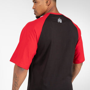 Gorilla Wear Texas T-Shirt - Black-Red - Urban Gym Wear