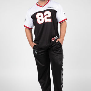 Gorilla Wear Trenton Football Jersey - Black/White - Urban Gym Wear