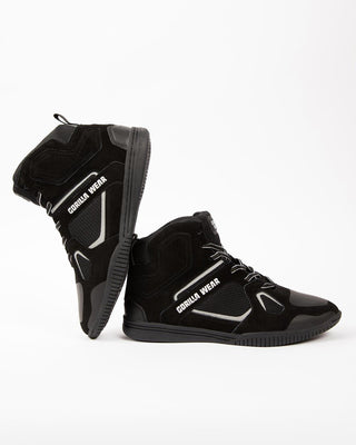 Gorilla Wear Troy High Tops - Black/Grey - Urban Gym Wear