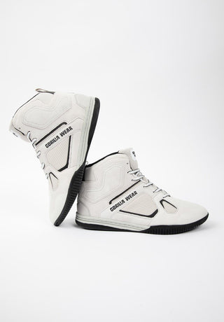 Gorilla Wear Troy High Tops - White - Urban Gym Wear