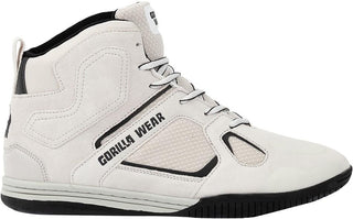 Gorilla Wear Troy High Tops - White - Urban Gym Wear