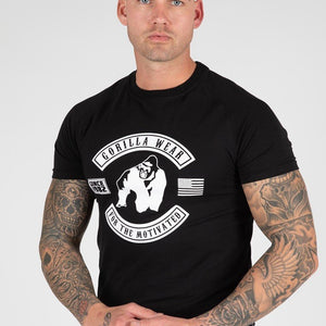 Gorilla Wear Tulsa T-Shirt - Black - Urban Gym Wear