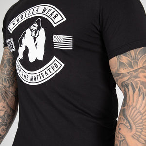 Gorilla Wear Tulsa T-Shirt - Black - Urban Gym Wear