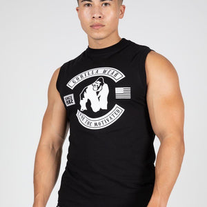 Gorilla Wear Tulsa Tank - Black - Urban Gym Wear