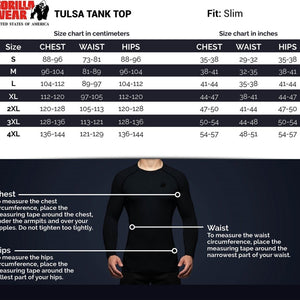 Gorilla Wear Tulsa Tank - Black - Urban Gym Wear