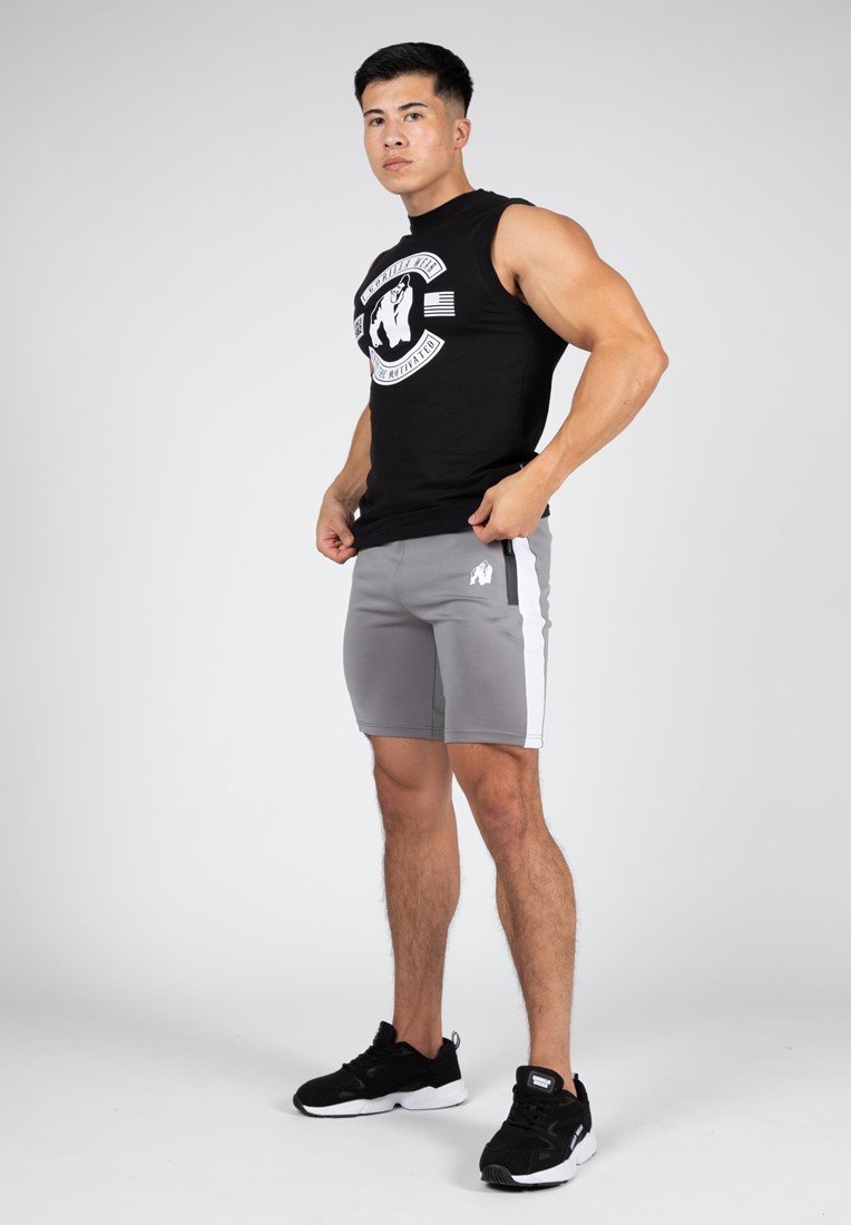 Gorilla Wear Tulsa Tank - Black - Urban Gym Wear