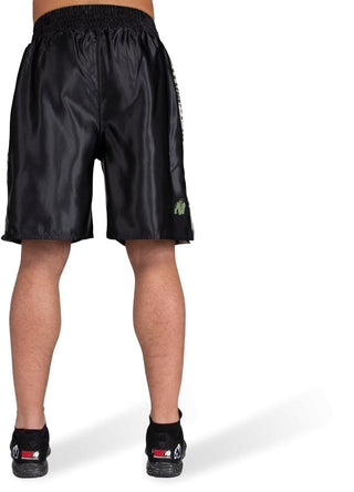 Gorilla Wear Vaiden Boxing Shorts - Army Green Camo - Urban Gym Wear