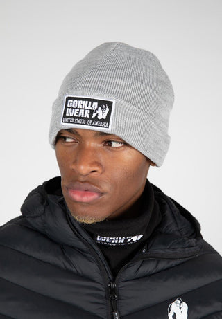 Gorilla Wear Vermont Beanie - Grey - Urban Gym Wear