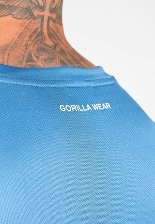 Gorilla Wear Vernon T-Shirt - Blue - Urban Gym Wear