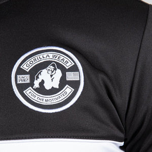 Gorilla Wear Vernon Track Jacket - Black - Urban Gym Wear