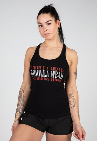 Gorilla Wear Verona Tank Top - Black - Urban Gym Wear