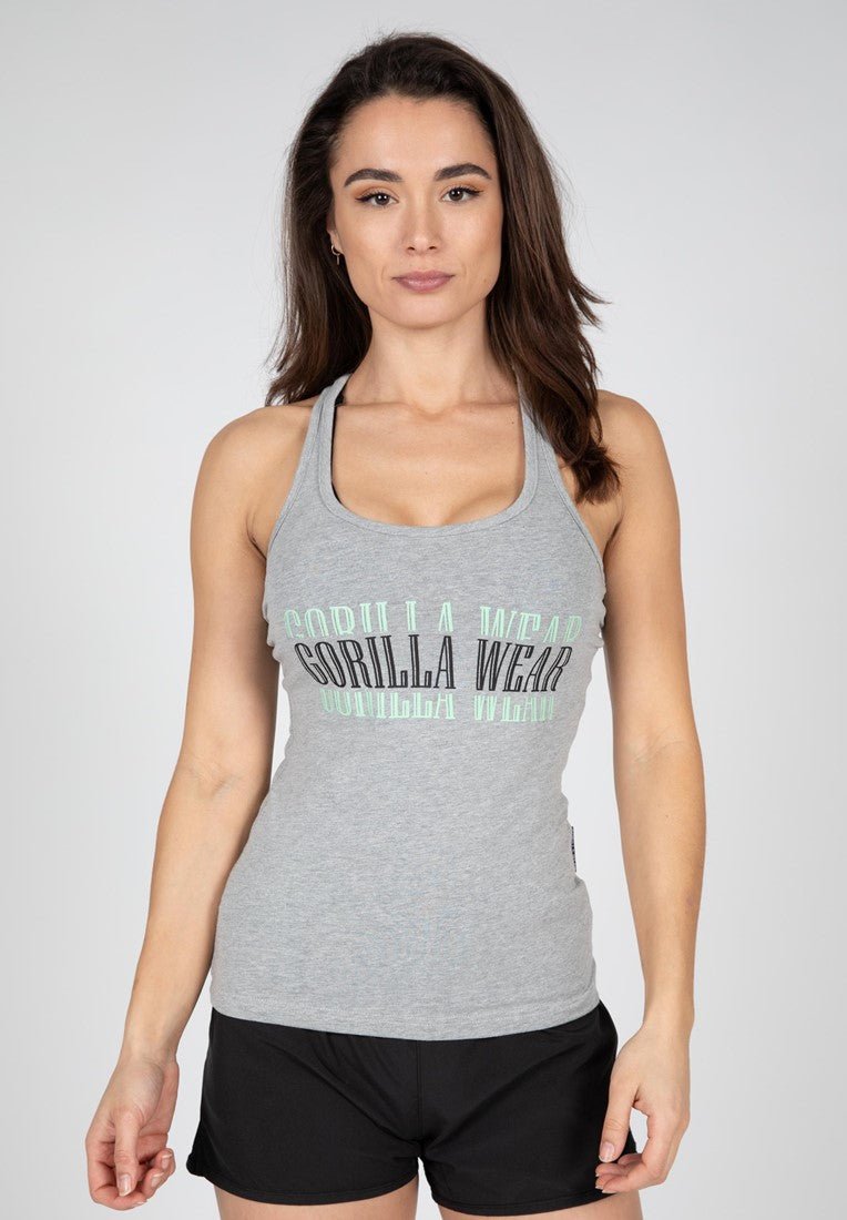 Gorilla Wear Verona Tank Top - Grey - Urban Gym Wear