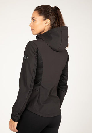 Gorilla Wear Victoria Softshell Jacket - Black - Urban Gym Wear