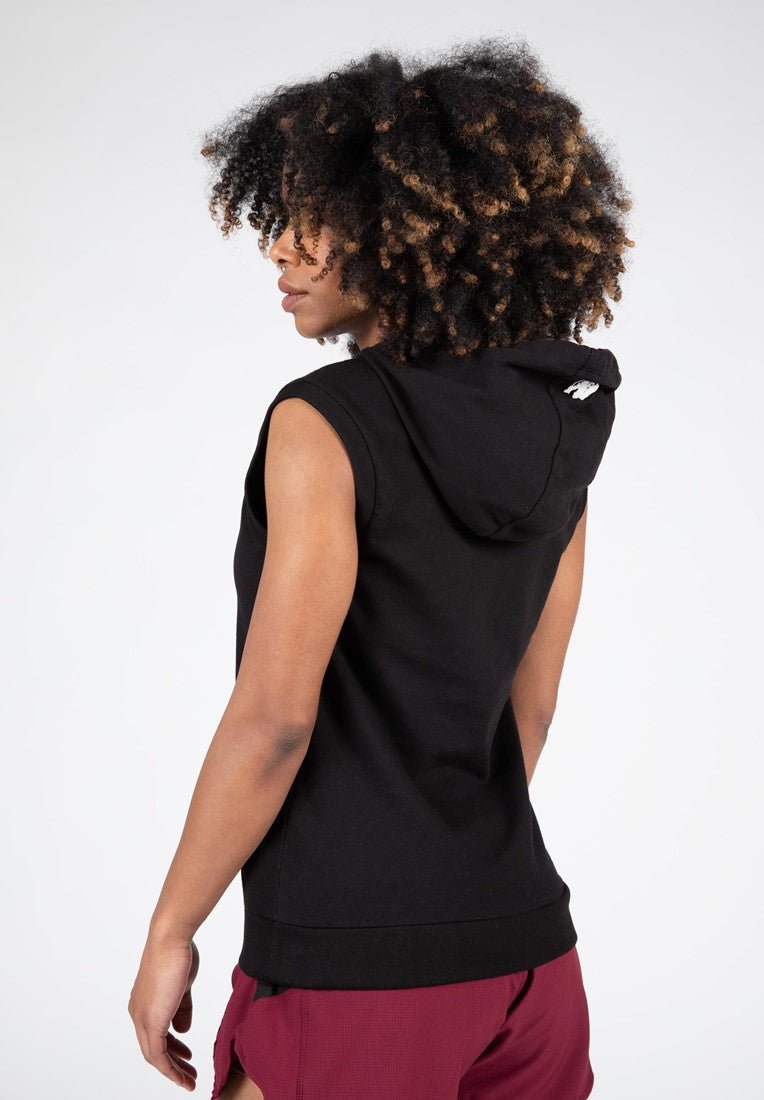 Sleeveless hoodie online women