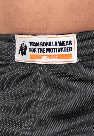 Gorilla Wear Wallace Mesh Pants - Grey/Orange - Urban Gym Wear