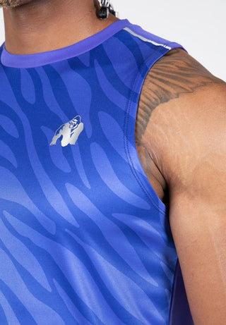Gorilla Wear Washington Tank Top - Blue - Urban Gym Wear