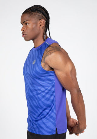 Gorilla Wear Washington Tank Top - Blue - Urban Gym Wear