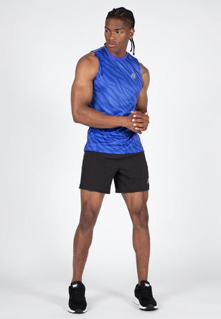 Gorilla Wear Washington Tank Top - Blue - Urban Gym Wear