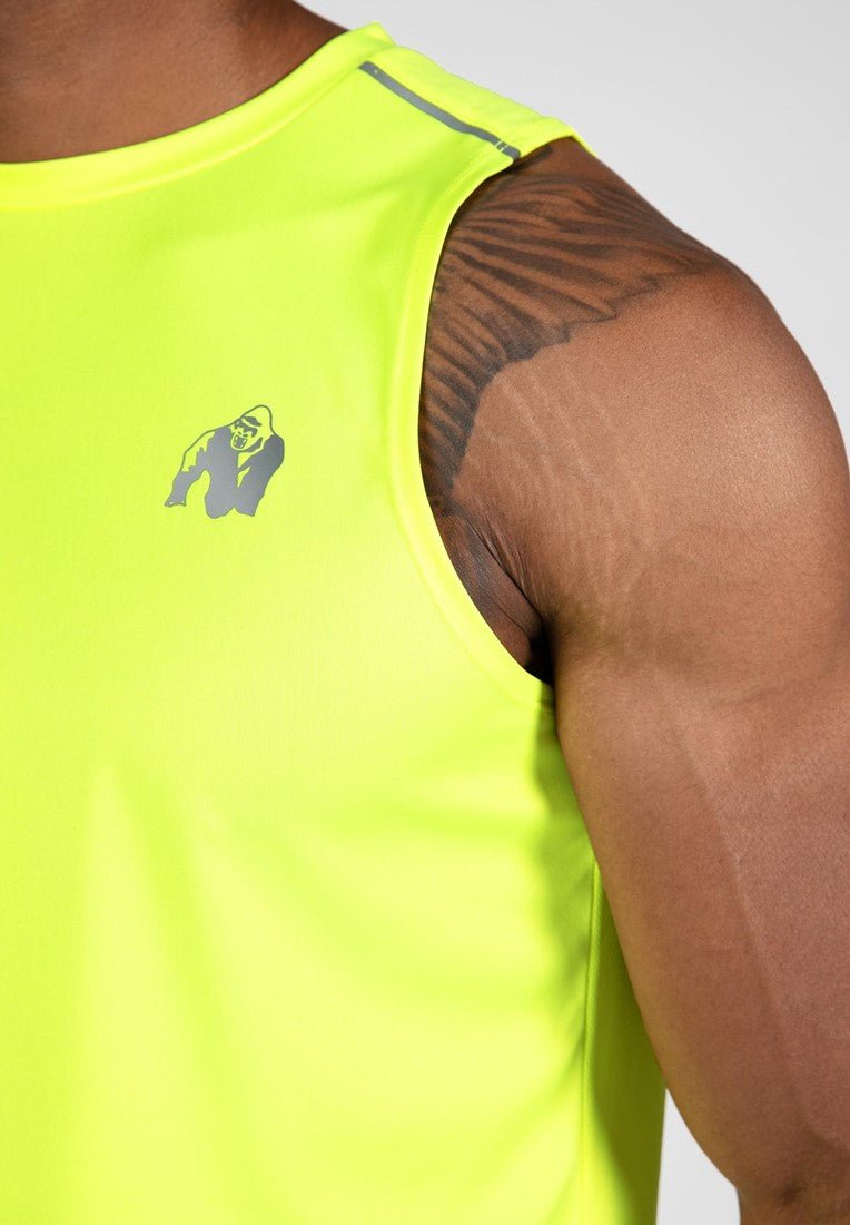 Neon yellow gym on sale top