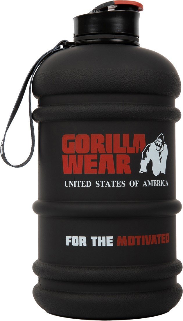 Gorilla Wear Water Jug 2.2L - Black - Urban Gym Wear