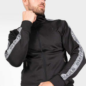 Gorilla Wear Wellington Track Jacket - Black - Urban Gym Wear