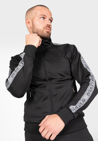 Gorilla Wear Wellington Track Jacket - Black - Urban Gym Wear