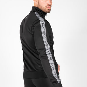 Gorilla Wear Wellington Track Jacket - Black - Urban Gym Wear