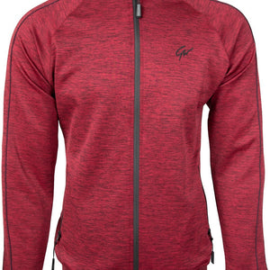 Gorilla Wear Wenden Track Jacket - Burgundy Red - Urban Gym Wear