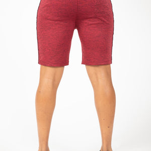 Gorilla Wear Wenden track Shorts - Burgundy Red - Urban Gym Wear