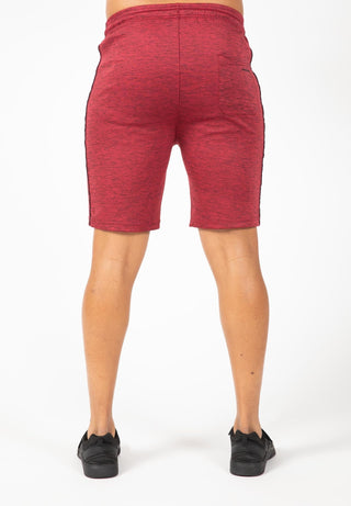 Gorilla Wear Wenden track Shorts - Burgundy Red - Urban Gym Wear