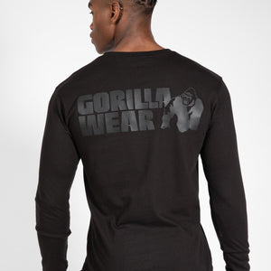 Gorilla Wear Williams Longsleeve - Black - Urban Gym Wear