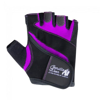 Gorilla Wear Women's Fitness Gloves - Black-Purple - Urban Gym Wear