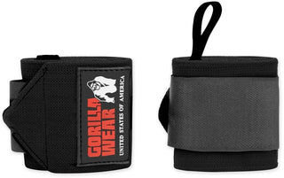 Gorilla Wear Wrist Wraps PRO - Black - Urban Gym Wear