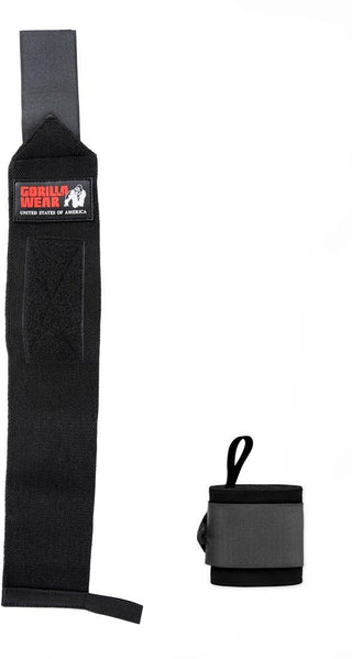 Gorilla Wear Wrist Wraps PRO - Black - Urban Gym Wear