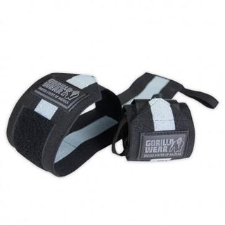 Gorilla Wear Wrist Wraps Ultra - Black-Grey - Urban Gym Wear