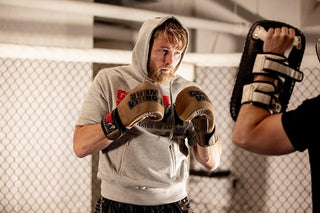 Gorilla Wear Yeso Boxing Gloves - Vintage Brown - Urban Gym Wear